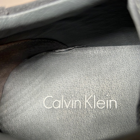 Calvin Klein Kingsley Calf Suede Casual Sneakers, Dark Grey, Size 11 34f0868 main image 3